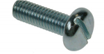 No4 UNC X 1/2 SLOT PAN MACHINE SCREW ZINC