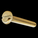 M5 X 30 BRASS PAN SLOTTED MACHINE SCREW