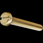 *4BA X 3/4 BRASS CHEESE SLOTTED MACHINE SCREW