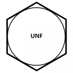 1/4 UNF ST/ST HEX FULL NUT