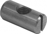 M 6 X 10 X 14 BARREL NUT CROSS DOWEL ZINC ***DISCONTINUED****