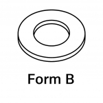M22 7/8 ST/ST RND WASHER FORM B 39 OD X 2