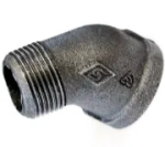 1.1/2BSP M/F 45 DEG ELBOW BLK FIG 156