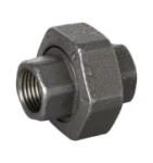 1" BSPT F/F UNION BLK FIG 256 (EURO 310)