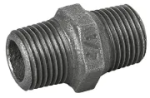1/4 BSPT BLK HEX NIPPLE FIG 144