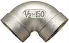 1.1/4 BSP 90 DEG EQ ELBOW 316L ST/ST 150LB DIN2999