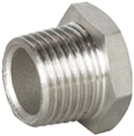 3/4 BSP HEX PLUG 316L ST/ST 150LB DIN2999