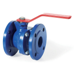 1.1/2 NB PN16 FLANGED BALL VLV DUCTILE IRON SS BALL NBR ORING
