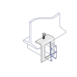 WINDOW BRACKET 83 X 41 P1796B (CF43/82)