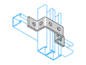 6 HOLE U SHAPED BRACKET 41 X 84 P1043 (CF25)