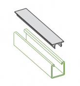 WHITE CLOSURE STRIP 3MTR REF  (PL1)