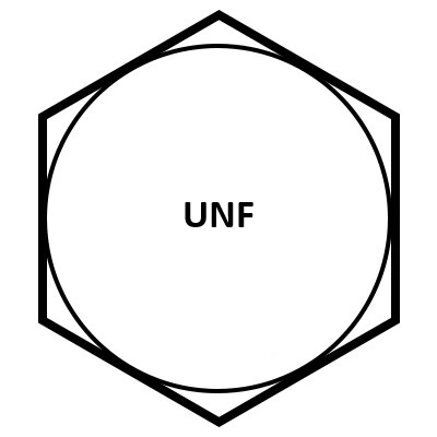 3/8 UNF BRASS HEX LOCK NUT