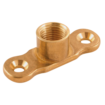 M10 FEMALE BACKPLATE BRASS