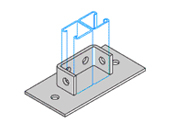 EXT BASE PLATE 41 X 83 P2073 (CF35)