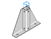 WINGED BASE PLATES 41X41 P2348S1 (CF38/1)